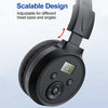 F4 Digital Display Automatic Scanning Foldable FM Radio Headphone, Spec: Battery Version