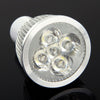 GU10 5W  LED Spotlight Lamp Bulb, 5 LED, Adjustable Brightness, White White, AC 220V