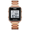 SKMEI 2064 Multifunctional Muslim Worships Compass Luminous Digital Wrist Watch(Rose Gold+White)