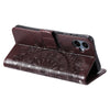 For Samsung Galaxy A06 5G / 4G Totem Flower Embossed Leather Phone Case with Lanyard(Brown)