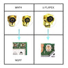 IPX to BNC Female RG1.13 Cable 15cm Antenna Extension