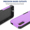 For Samsung Galaxy XCover7 2 in 1 PC + TPU Phone Case(Purple)