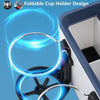 Car Multifunctional Water Cup Holder Armrest Box Paper Box(Blue)