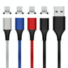 M11 3A USB to 8 Pin Nylon Braided Magnetic Data Cable, Cable Length: 1m (Blue)