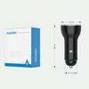 QIAKEY QK739 Dual Ports Fast Charge Car Charger(Black)