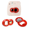 2PCS Selfie Mirror for Polaroid Mini7s / Mini8(Red)