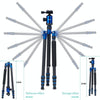 TRIOPO Oubao C-608S Adjustable Portable Carbon Fiber Tripod with Ball Head for SLR Camera