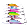 HENGJIA Long Throw Bionic Cocked Mouth Fake Bait Fishing Three-jaw Treble Hooks(5#)