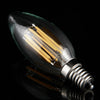 C35 E14 6W Dimmable LED Filament Light Bulb, 6 LEDs 450 LM Retro Energy Saving Light for Halls, AC 220V