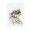 Wolf Head Shape Shining Metal Car Free Sticker(Gold)