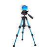 JMARY KP-2203 Portable Aluminum Alloy Telescopic SLR Camera Phone Photography Tripod(Blue)