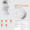 WiFi Smoke Detector Alarm, Smart Home Fire Sensor, App Alerts