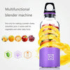 Bingo 500ml Mini Portable USB Rechargeable Electric Juicer Cup  Juicer Blender, 22000 Revolutions Per Minute(Purple)