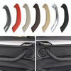 1 Pair Car Inside Doors Handle Pull Trim Cover 51417417513 for BMW X1 2016-, Left Driving (Carbon Fiber Black)