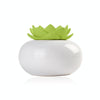 Lotus Ceramic Nano Spray Hydrating Aroma Humidifier Air Purifier(Green Flower + White Body Ceramic)