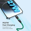 ENKAY PD60W Type-C to Type-C / 8 Pin / Micro USB Magnetic 540 Degrees Rotating Fast Charging Cable, Length:2m(Black)
