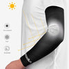 BOONUN K211427 Outdoor Sunscreen Ice Sleeve Beach Riding Driving Fishing Cuff, Size: S/M(Gray White)