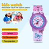 JNEW A369-86366 Children Waterproof Time Cognitive Cartoon Quartz Watch(Butterfly Manor)