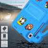 For Samsung Galaxy Tab A7 Lite 8.7 2021 T220/T225 Handle Kickstand Children EVA Shockproof Tablet Case(Sky Blue)