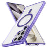 For Samsung Galaxy S25 Ultra 5G Ice Color Magnetic Series TPU Hybrid Acrylic Magsafe Phone Case(Purple)