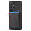For Samsung Galaxy S25 Ultra 5G Denim Texture Leather Skin Phone Case with Card Slot(Black)