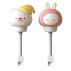 USB Night light LED Cute Bedroom Sleep Eye Protection Bedside Lamp, Style:Regular Version(Rabbit)