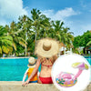 Children Environmental Protection PVC Inflatable Sunshade Mushroom Shape Seat Swimming Ring, Size:67cm(Pink)