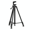 Portable Phone Live Selfie 3366 Tripod Stand DV SLR Camera Self-timer Full Light Bracket(Black)