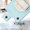 For Samsung Galaxy Tab A8 10.5 2021 Shockproof TPU + PC Tablet Case(Ice Crystal Blue)