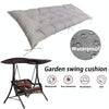 150x50x8cm Outdoor Bench Waterproof Sunscreen Thickened Soft Cushion(Deep Coffee)