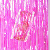 Candy Rain Curtain Festive Party Decoration Photo Background, Size: 1x3M Rose Red