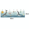 90x30cm Small Kitchen Stove Tile Oil Smoke Stickers  Waterproof And Anti Oil Stain Cartoon Wallpaper, Style: Biscuit Cat