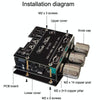 ZK-LT21 Mini Bluetooth 5.1 Receiving Audio Module With Power Amplifier Digital D Stereo Dual Channel