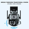 4MP Dual Lens Zoom WiFi Security Camera Colour Night Vision - EU Plug