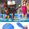 Summer Water Balloon Water Fight Kids Interactive Quick Fill Reusable Silicone Water Balloon(Blue Green)