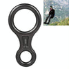 Climbing Rescue Figure 8 Descender Rappelling Gear Belay Device (Dark Gray)