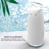 TSHM0 Mini Angel Atomizing Humidifier with Colorful Night Lights, Water Tank Capacity: 230mL (Silver)