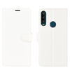 For Alcatel 1SE  2020 Litchi Texture Horizontal Flip Protective Case with Holder & Card Slots & Wallet(White)