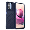 For Xiaomi Redmi Note 10S Thunderbolt Shockproof TPU Protective Soft Phone Case(Blue)