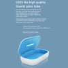 L11 Multi-function UVC Ultraviolet Mask Jewelry Toothbrush Mobile Phone Sterilization Box(Blue White)