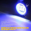 2 PCS Car 4 inch Round Spotlight Work Light with Angel Eyes (Blue Light)