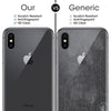 For iPhone X / XS Transparent Tempered Glass Back Screen Protector