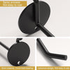 10 PCS Jewelry Accessories Display Orifice Plate Spray Hook, Length: 10cm(Black)