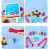 Childhood Education Puzzle Logical Thinking Train Toys Clip Beads Parent-Child Interactive Board Game Test