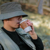 Outdoor Stainless Steel Cup Anti-scald Sleeve High Temperature Heat Insulation Sleeve(Brown)