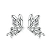 S925 Sterling Silver Three-dimensional Butterfly Earrings(SCE1762)
