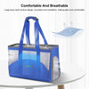 FUNADD Breathable Pet Carrier Bag, Blue - 44x30.5x20.5cm