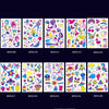 10 PCS Cartoon Fluorescent Glowing Flower Arm Tattoo Sticker(WoyG-020)