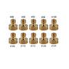 10pcs / Set Motorcycle Carburetor Nozzle for VM22-VM26 / 125CC-250CC(Yellow)