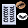 7pairs /Box Faux Mink False Eyelashes C-Curved Elongated Eyelashes FX-S225